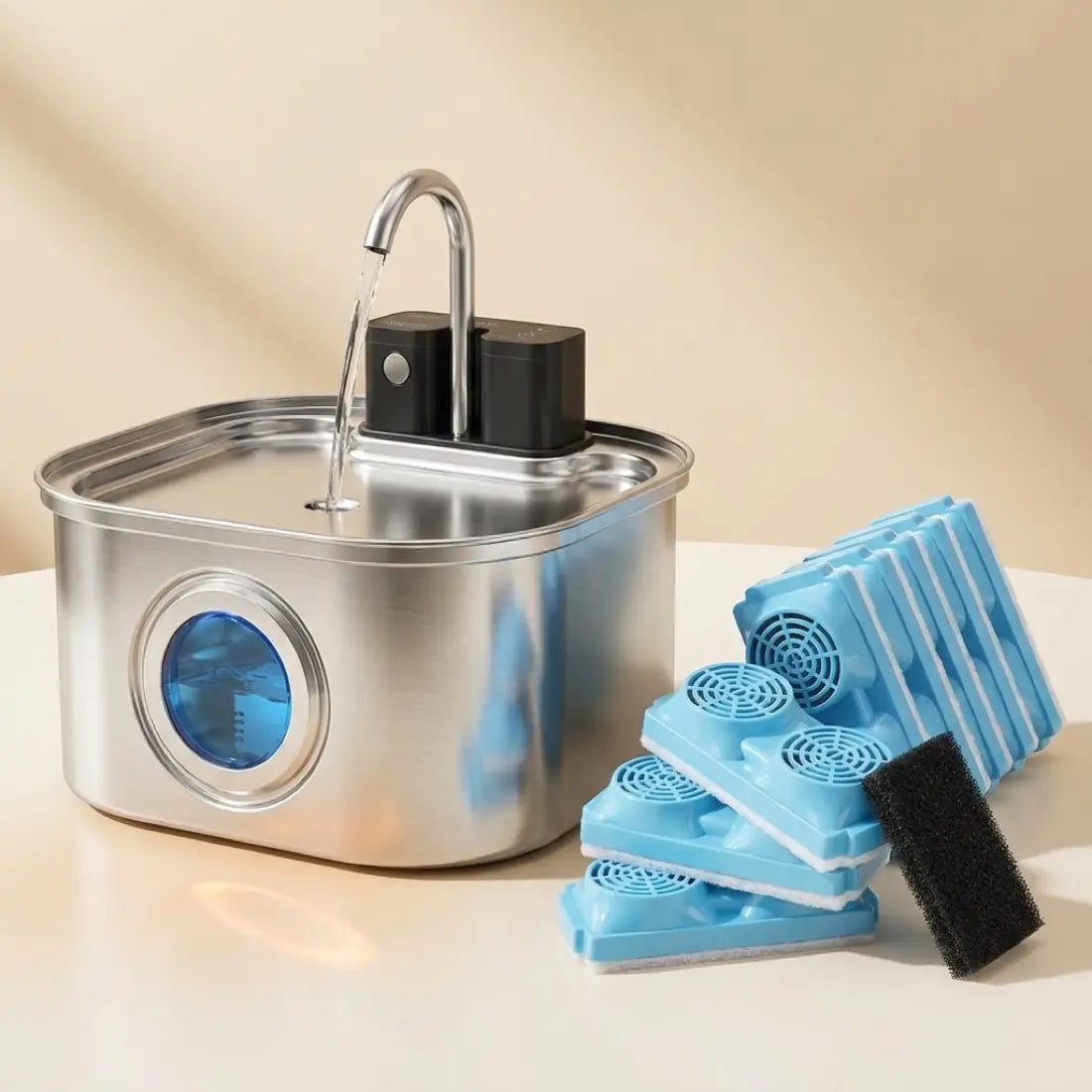 KaiShine fountain with two years of replacement filters