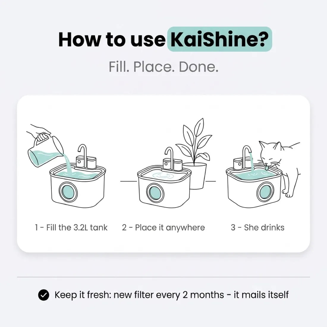 How to use KaiShine — fill, place, done